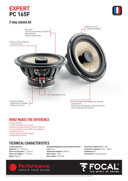 ELITE LEVEL SPEAKER PACKAGE WITH AMP TO SUIT TOYOTA