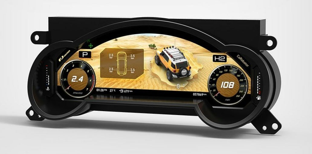 Digital Dash to suit FJ Cruiser